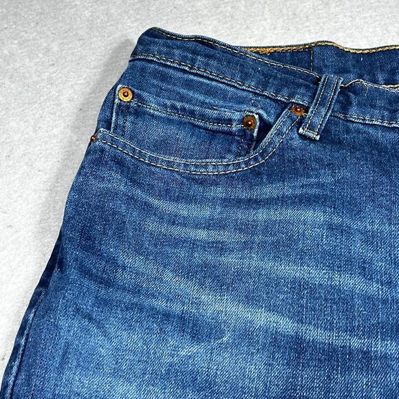Levis 541 Jeans Mens 36 Blue Denim Tapered Leg Athletic Fit Stretch Pockets - Picture 3 of 15
